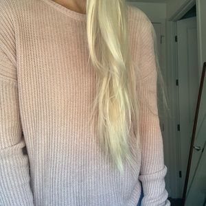 Brandy Melville Pink Knit Sweater